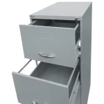 Arquivo de Aço 4 Gavetas para Pastas Suspensas - Curto | 1,35x0,47x0,50 - Imagem 2