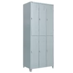 Roupeiro de Aço 6 Portas Grandes - Armário Vestiário - Imagem 3