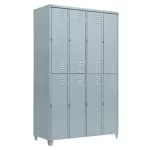 Roupeiro de Aço 8 Portas Grandes - Armário Vestiário