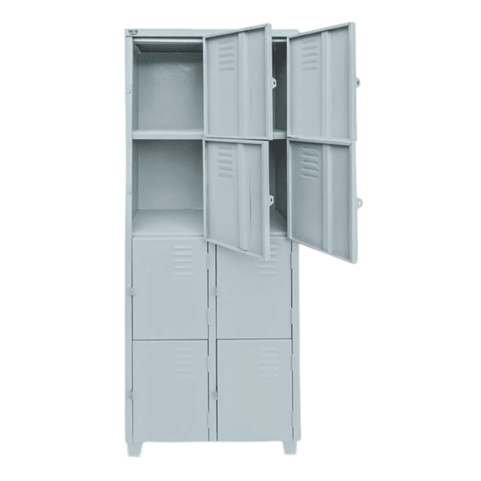 Roupeiro de Aço 8 Portas Pequenas - Armário Vestiário - Imagem 2