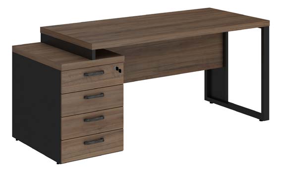 MESA DIRETOR DINAMICA COM GAVETEIRO PEDESTAL 04 GAVETAS - PÉ QUADRO M40 MESA DIRETOR DINÂMICA COM GAVETEIRO PED. 04 GAVETAS - PÉ QUADRO M40 - Imagem 1